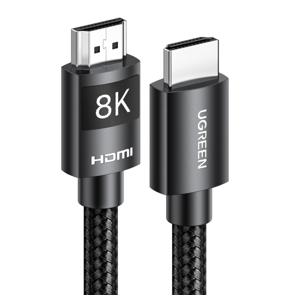 UGreen HD140 HDMI 8K Ultra HD High Speed Cable 2M Male to Male with Cotton Braided - Black UGreen HD140 HDMI 8K Ultra HD High Speed Cable 2M Male to Male with Cotton Braided - Black
